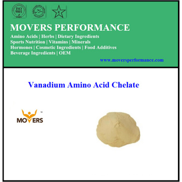 Grasa de Alimentos Mineral Vanadium Amino Acid Chelate